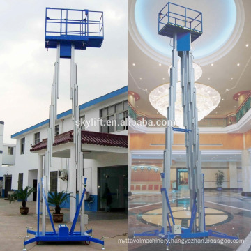 mobile two man aluminum platform form 4m to 14m